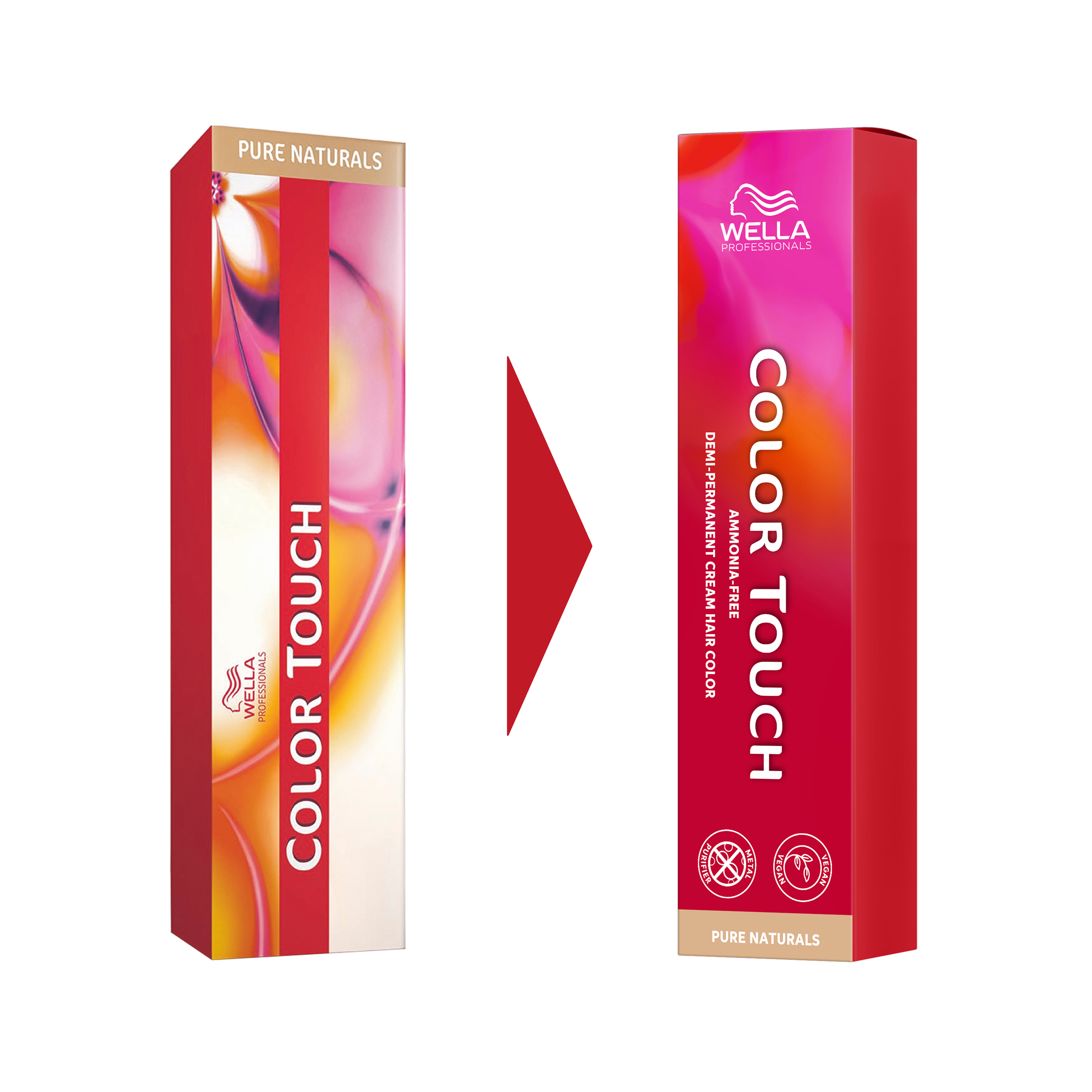 Wella Color Touch Pure Naturals 4/0 Mittelbraun 60 ml