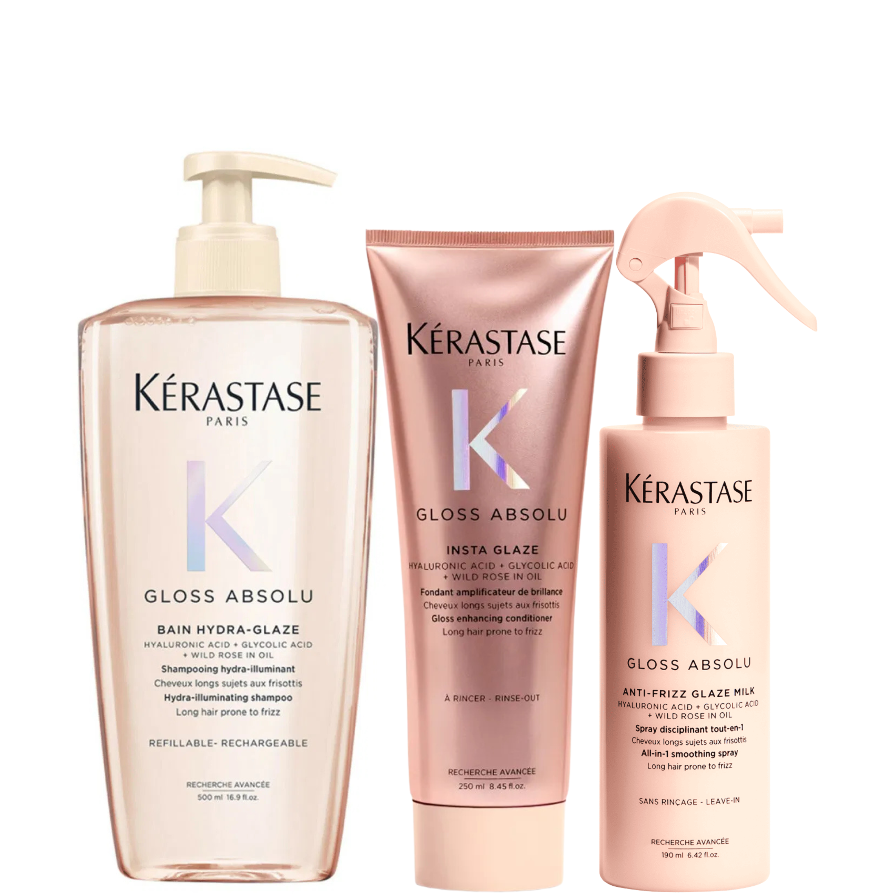 Kérastase Gloss Absolu Trio for fine Hair
