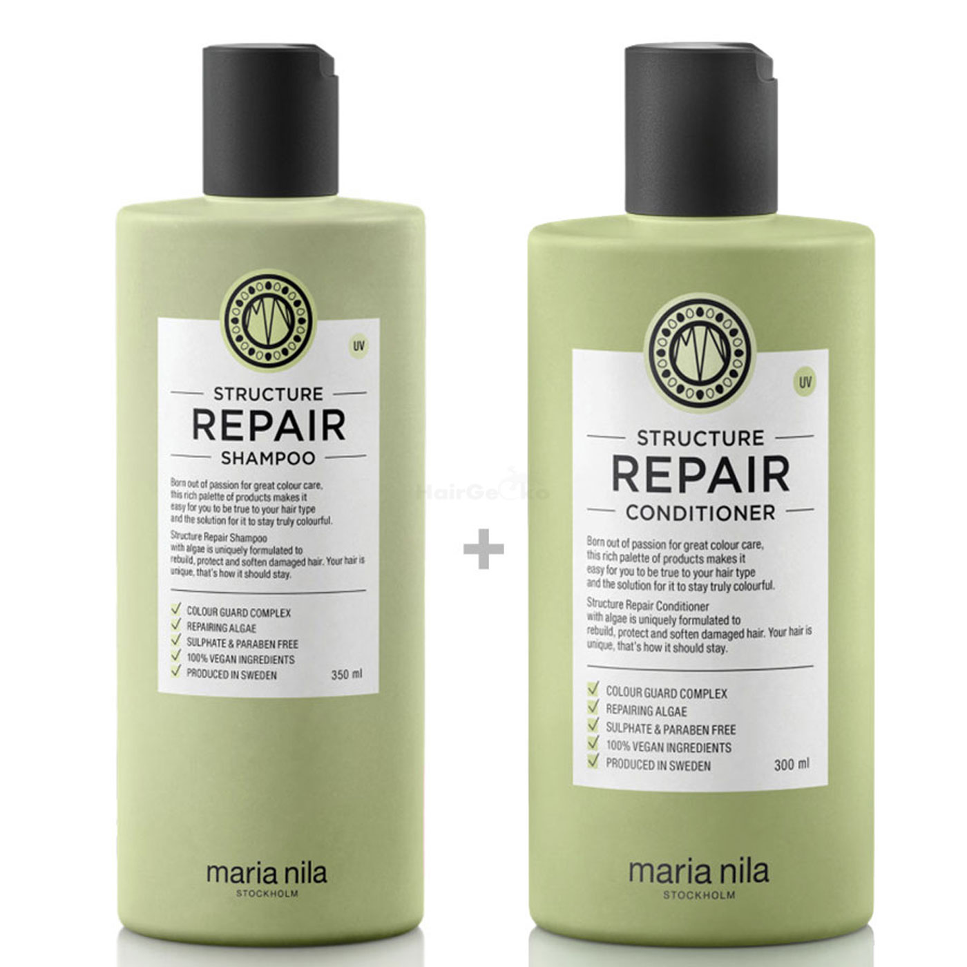 Maria Nila Structure Repair Set - Shampoo 350 ml + Conditioner 300 ml
