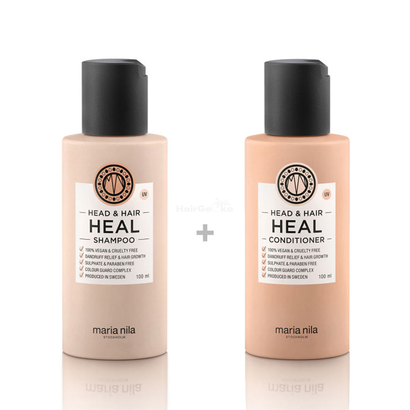 Maria Nila Head & Hair Heal Set - Shampoo 100 ml + Conditioner 100 ml