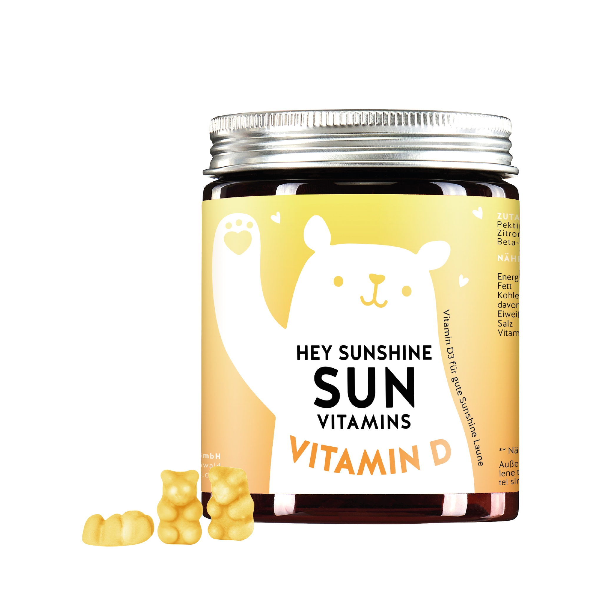 Bears With Benefits Hey Sunshine Sun Vitamins mit Vitamin D 60 Stück