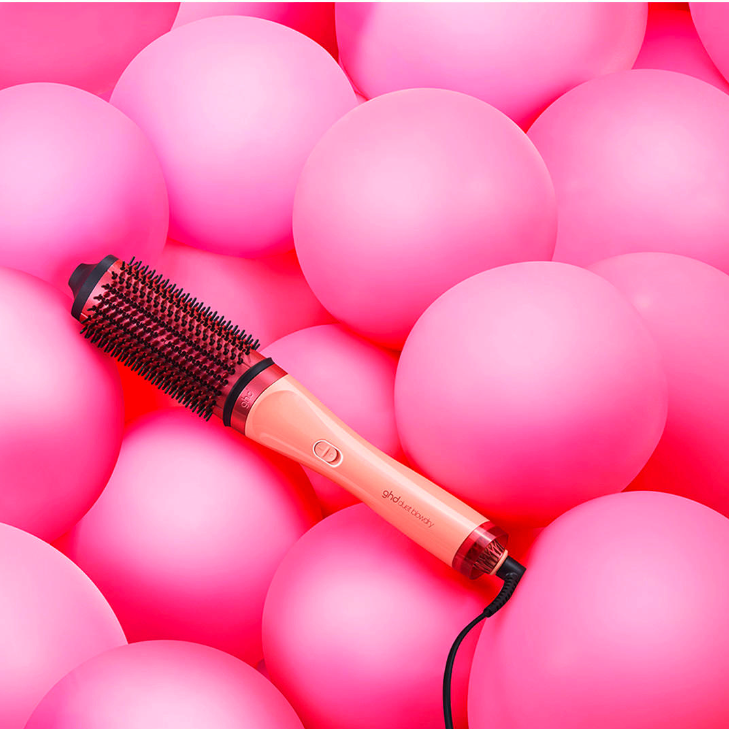ghd Duet Blowdry Styler – Jelly Collection – 2-in-1 Föhnbürste in Sunkissed Peach