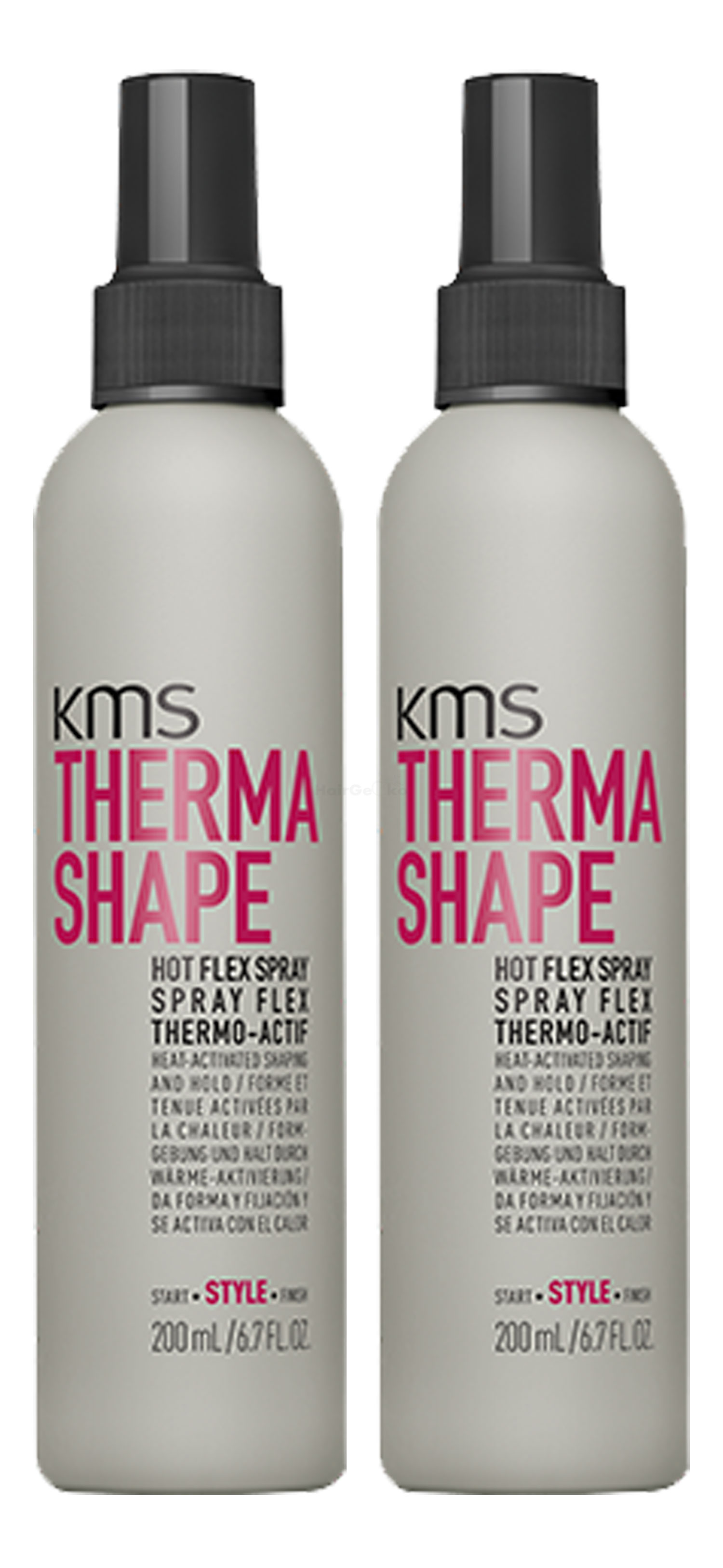 KMS California THERMASHAPE Hot Flex Spray 200ml x2 = 400ml - NEU