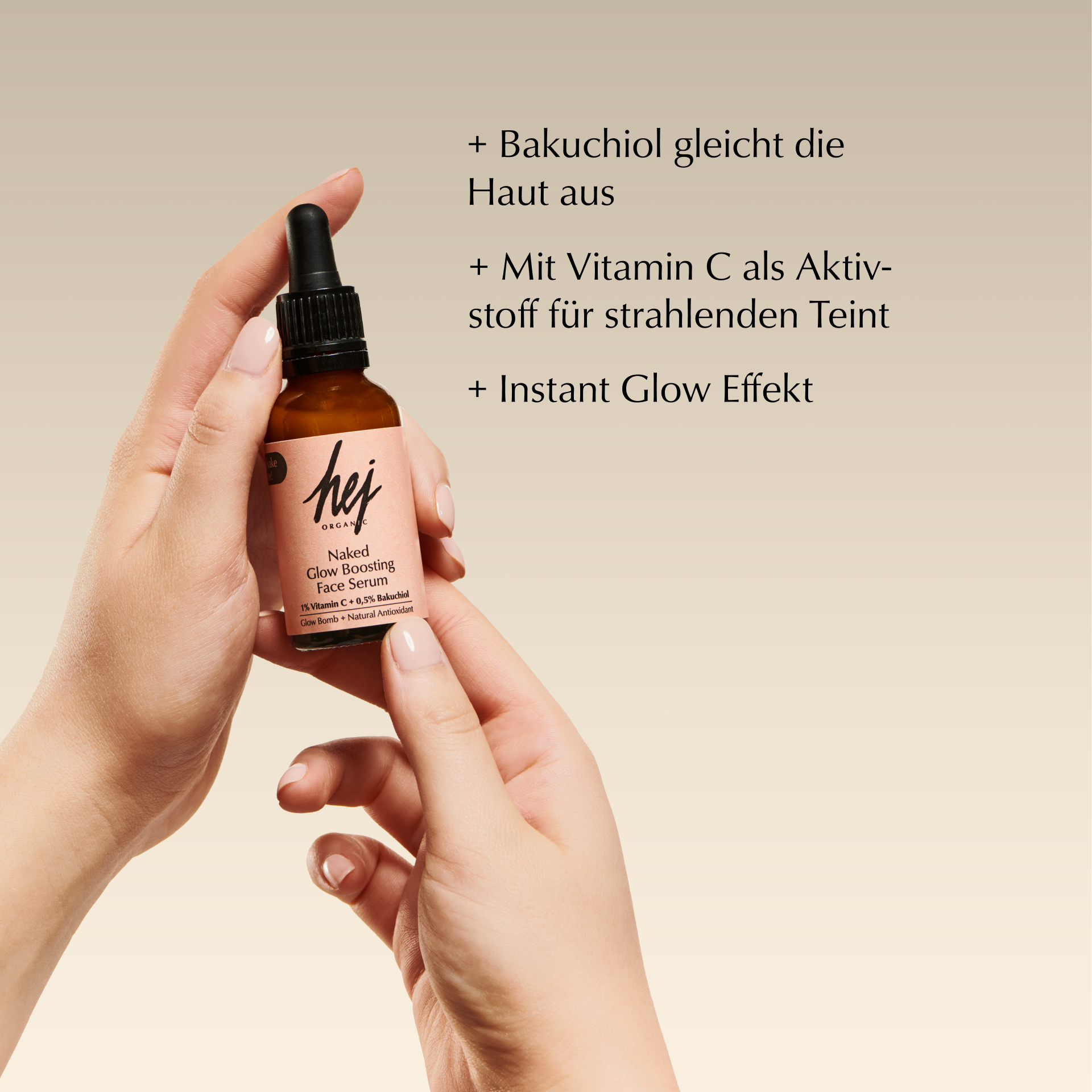 Hej Organic Naked Glow Boosting Face Serum 30 ml Hej Organic Naked Glow Boosting Face Serum 30 ml