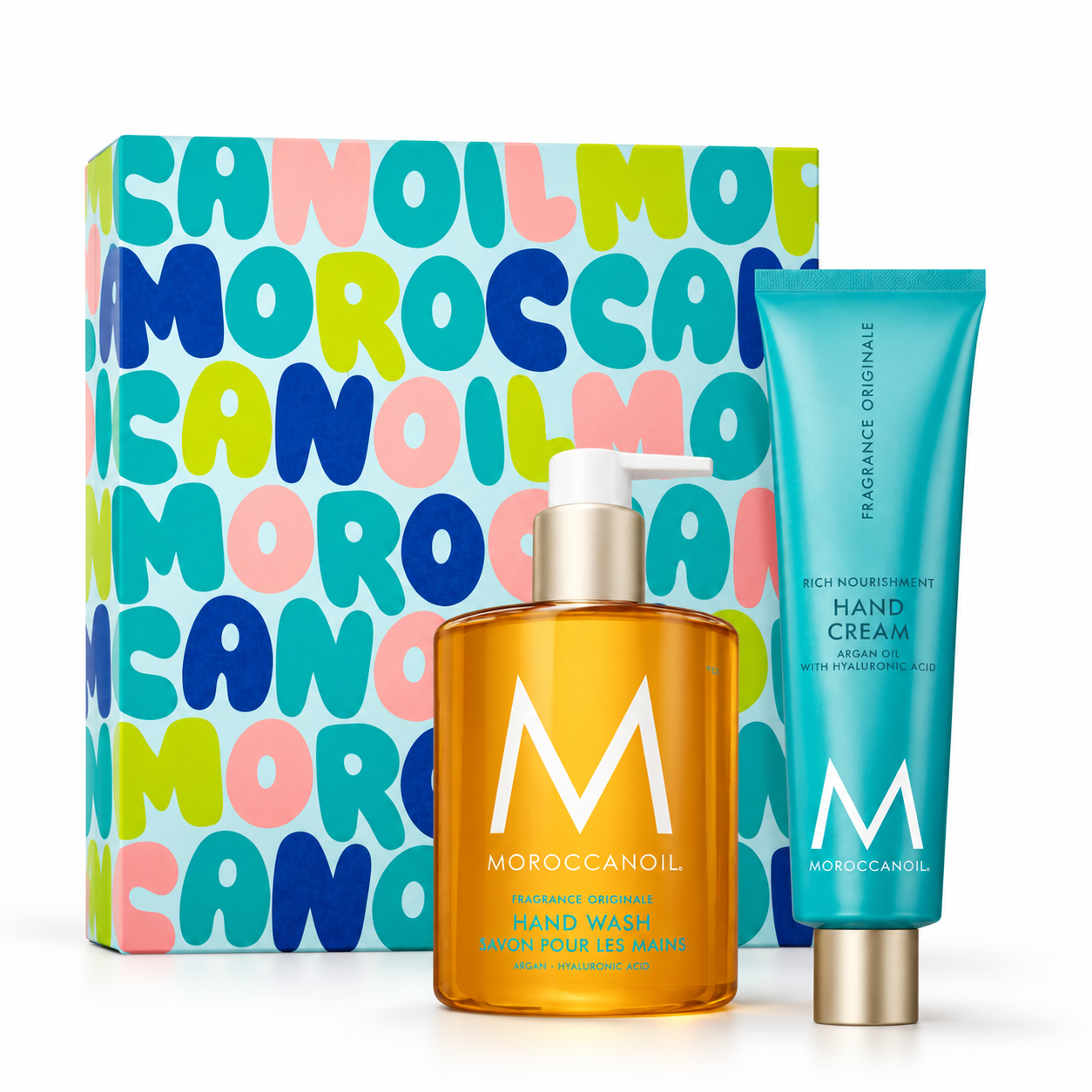 Moroccanoil Hand Wash & Hand Cream Duo – luxuriöse Handpflege im Fragrance Original Duft
