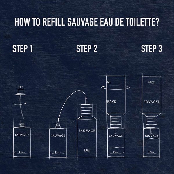 Dior Sauvage Eau de Toilette Refill 300 ml