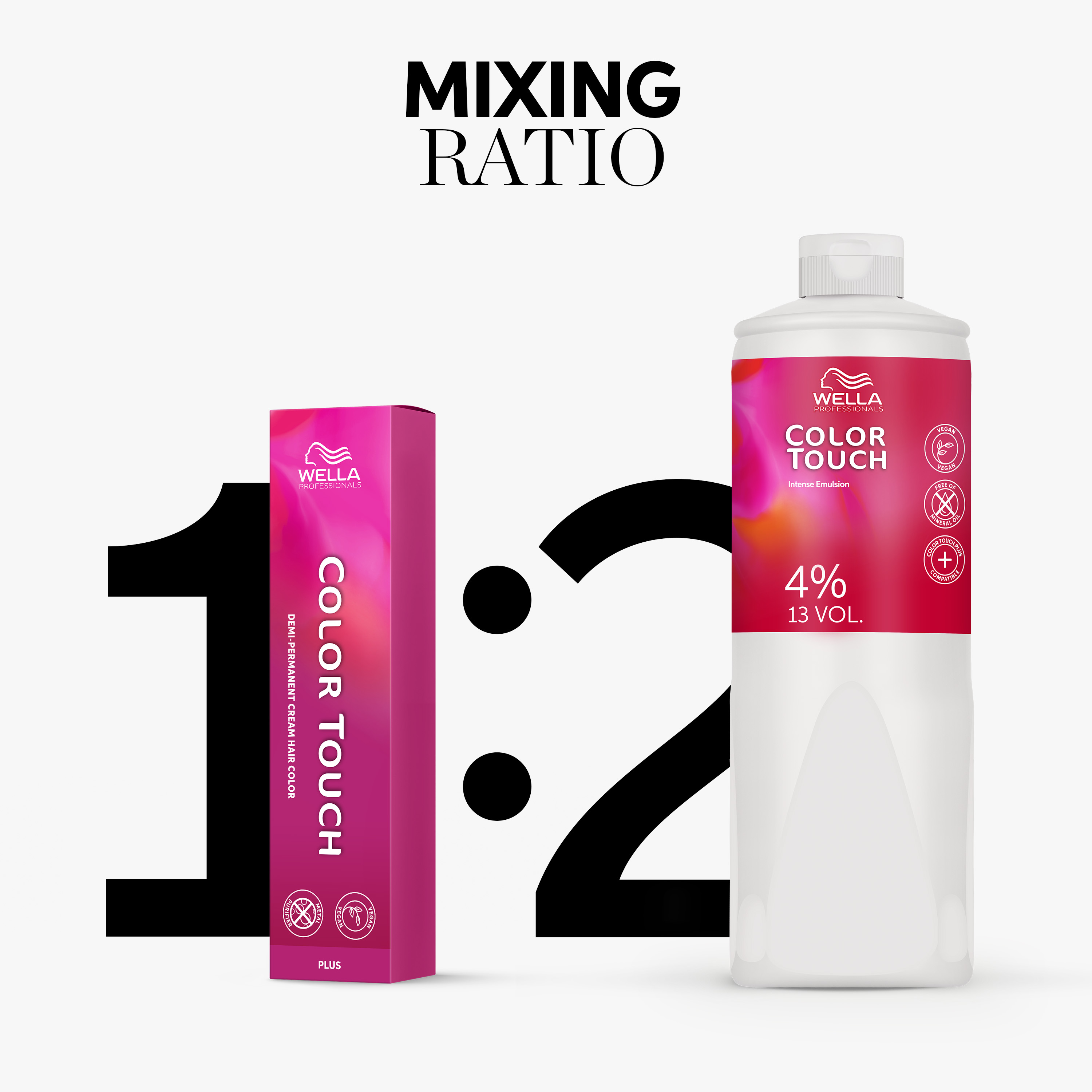 Wella Color Touch Plus 44/05 Mittelbraun Intensiv Natur-Mahagoni 60 ml