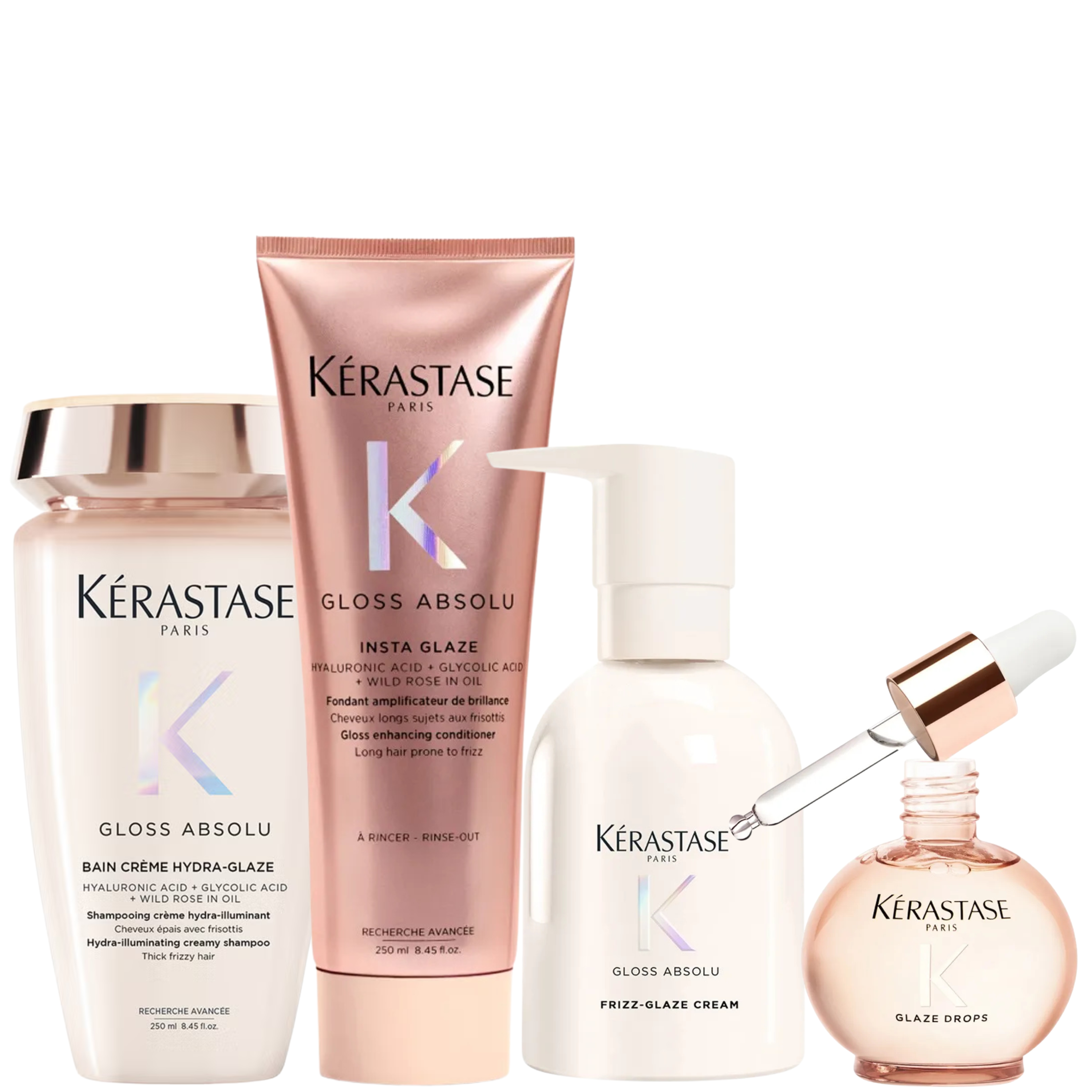 Kérastase Gloss Absolu Set für dickes Haar – Anti-Frizz & Hochglanz Pflege-Routine