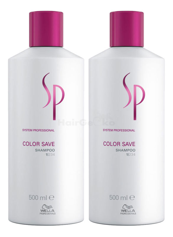 Wella Sp Color Save Shampoo 2x 500 ml = 1l + Pumpe