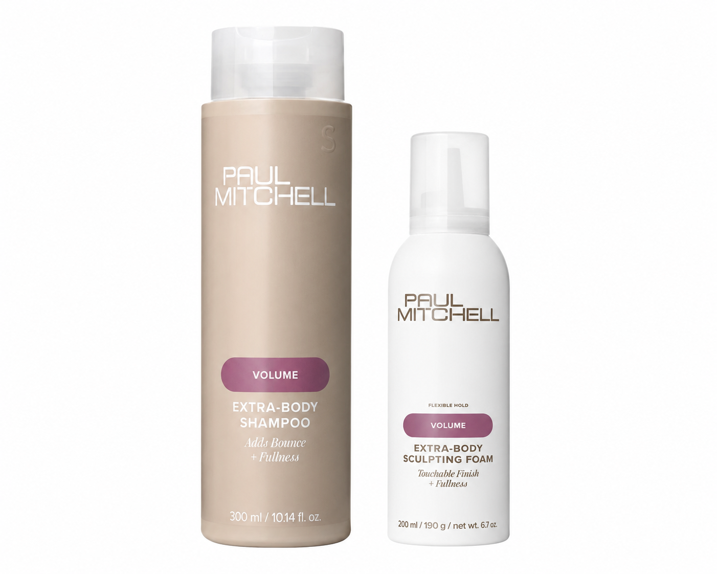 Paul Mitchell Extra-Body Duo - Shampoo 300ml + Sculpting Foam 200ml