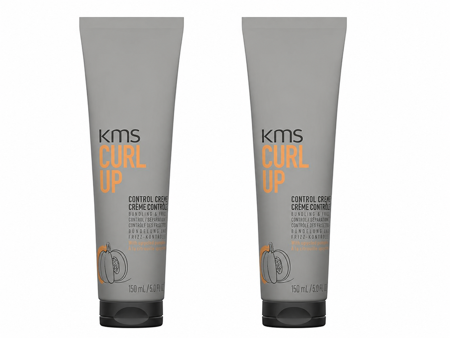 KMS California CURLUP Control Creme 150ml x2 = 300ml - NEU