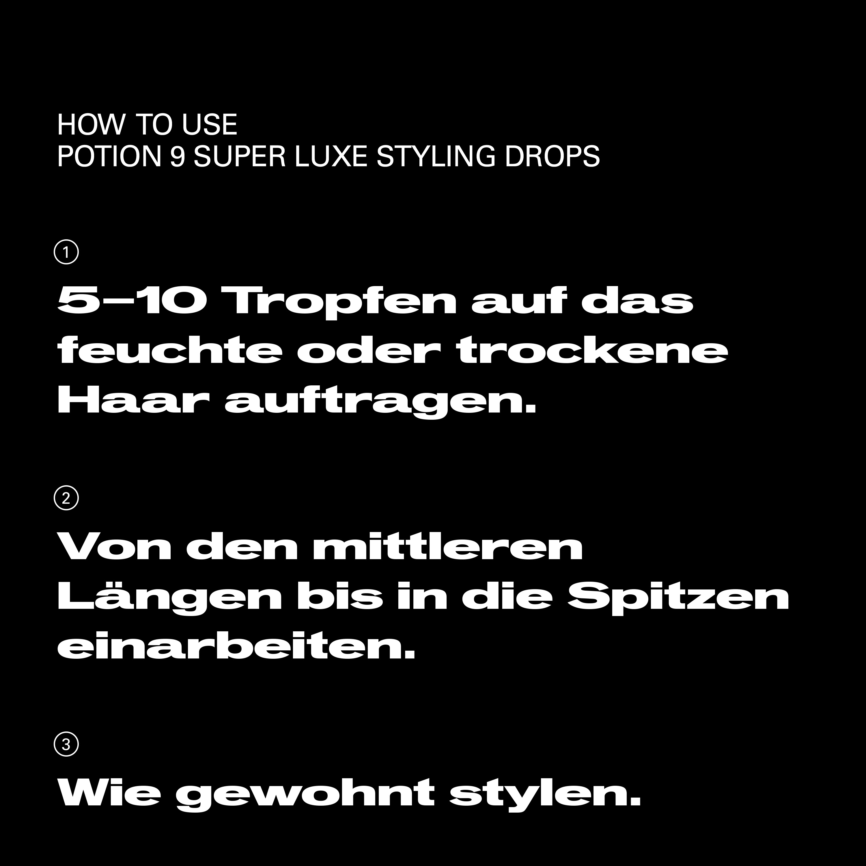 Sebastian Professional Potion 9 Super Luxe Styling Drops 30 ml
