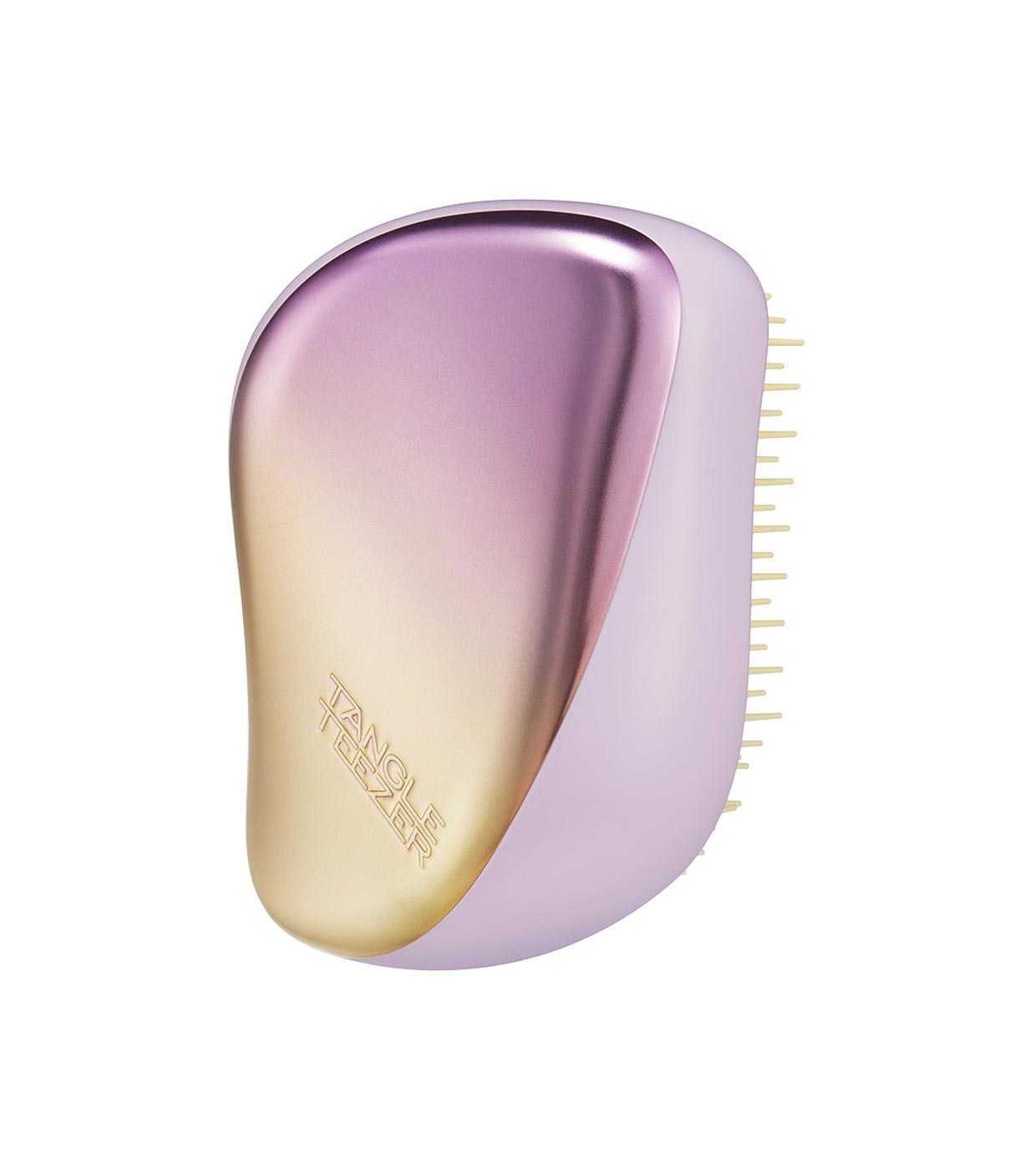 Tangle Teezer Compact Styler Pearlescent Matte Chrome Rose Shimmer 