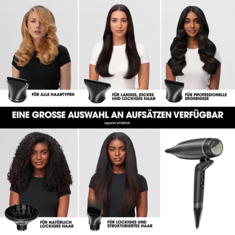 ghd Speed Professional Dual Air-Flow Haartrockner in Titangrau
