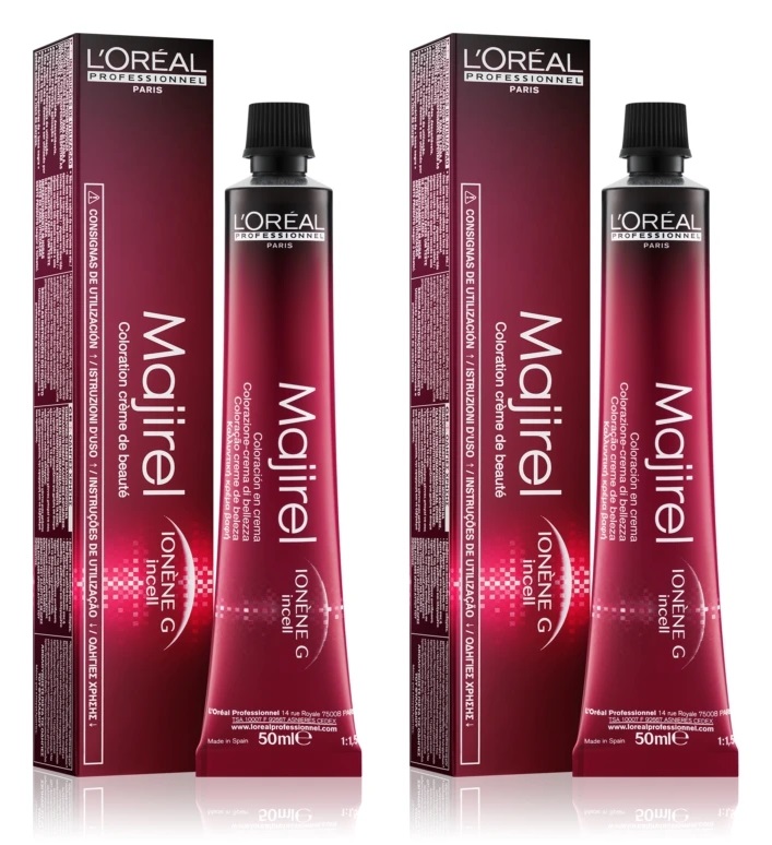 LOreal Professionnel Majirel Haarfarbe Set - 2x 50ml = 100ml (Farbe:8,13)