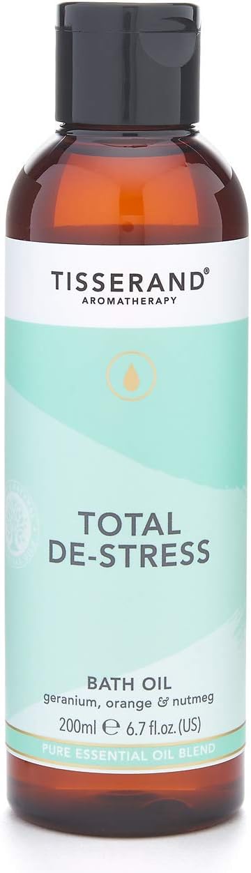 Tisserand Aromatherapy Total De-Stress Bath Oil 200 ml