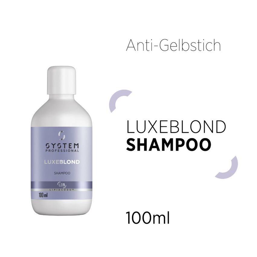 System Professional LipidCode LuxeBlond Shampoo 100 ml