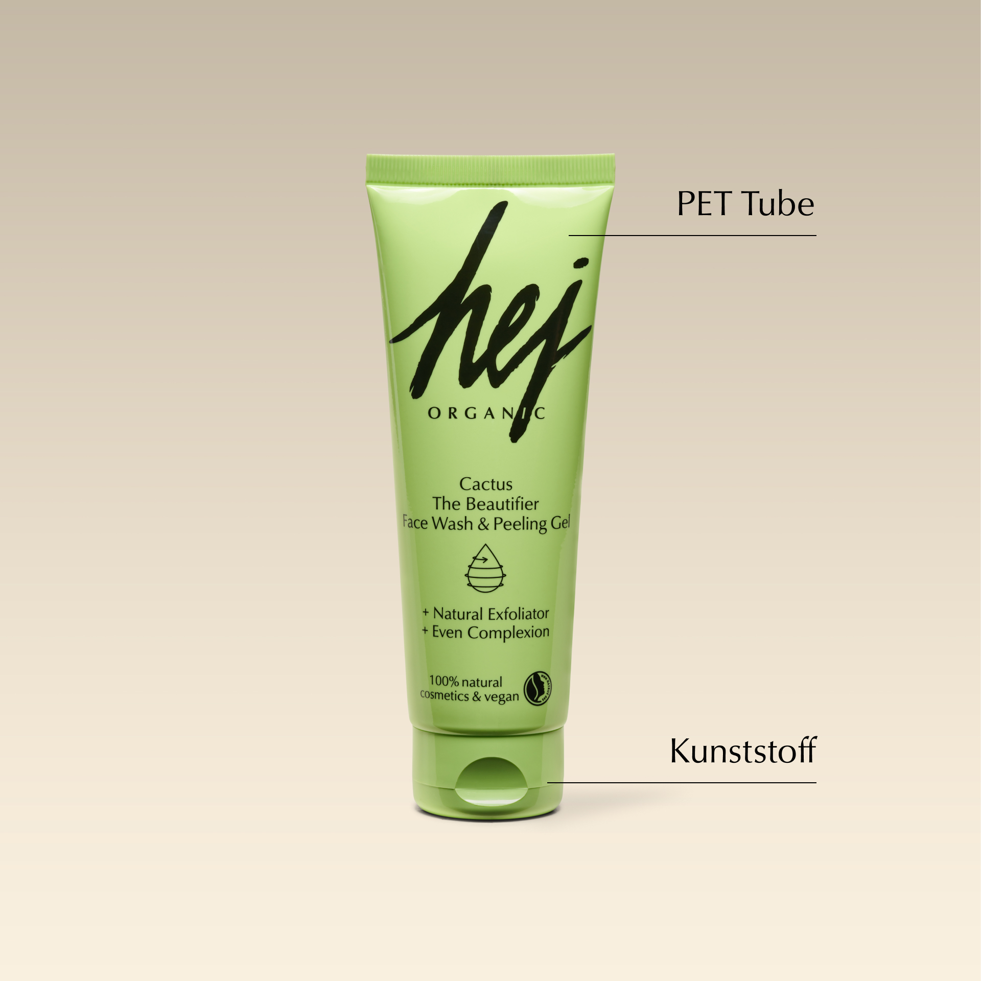Hej Organic Cactus The Beautifier Face Wash & Peeling Gel 125 ml Hej Organic Cactus The Beautifier Face Wash & Peeling Gel 125 ml