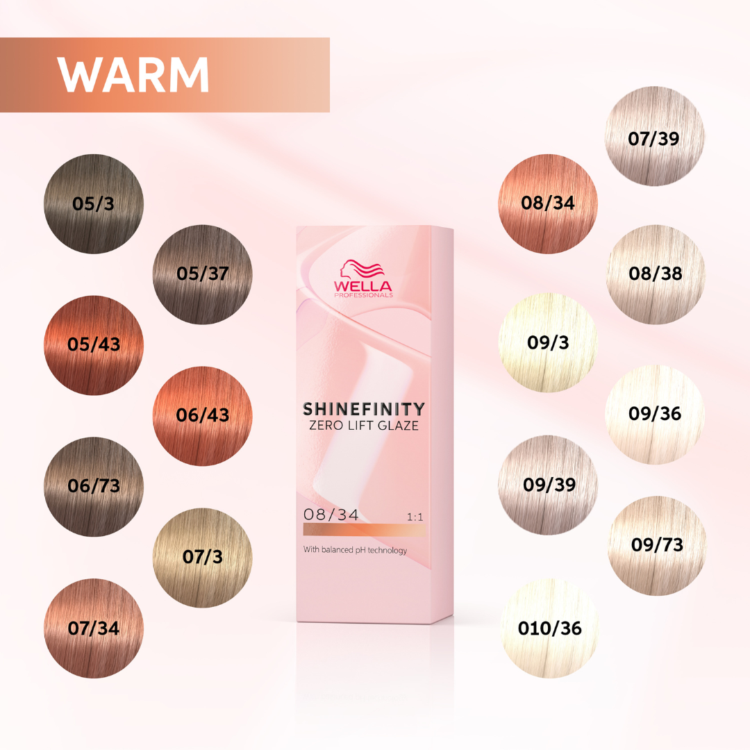 Wella Shinefinity Zero Lift Glaze 010/8 60 ml + Bottle Activator 60 ml