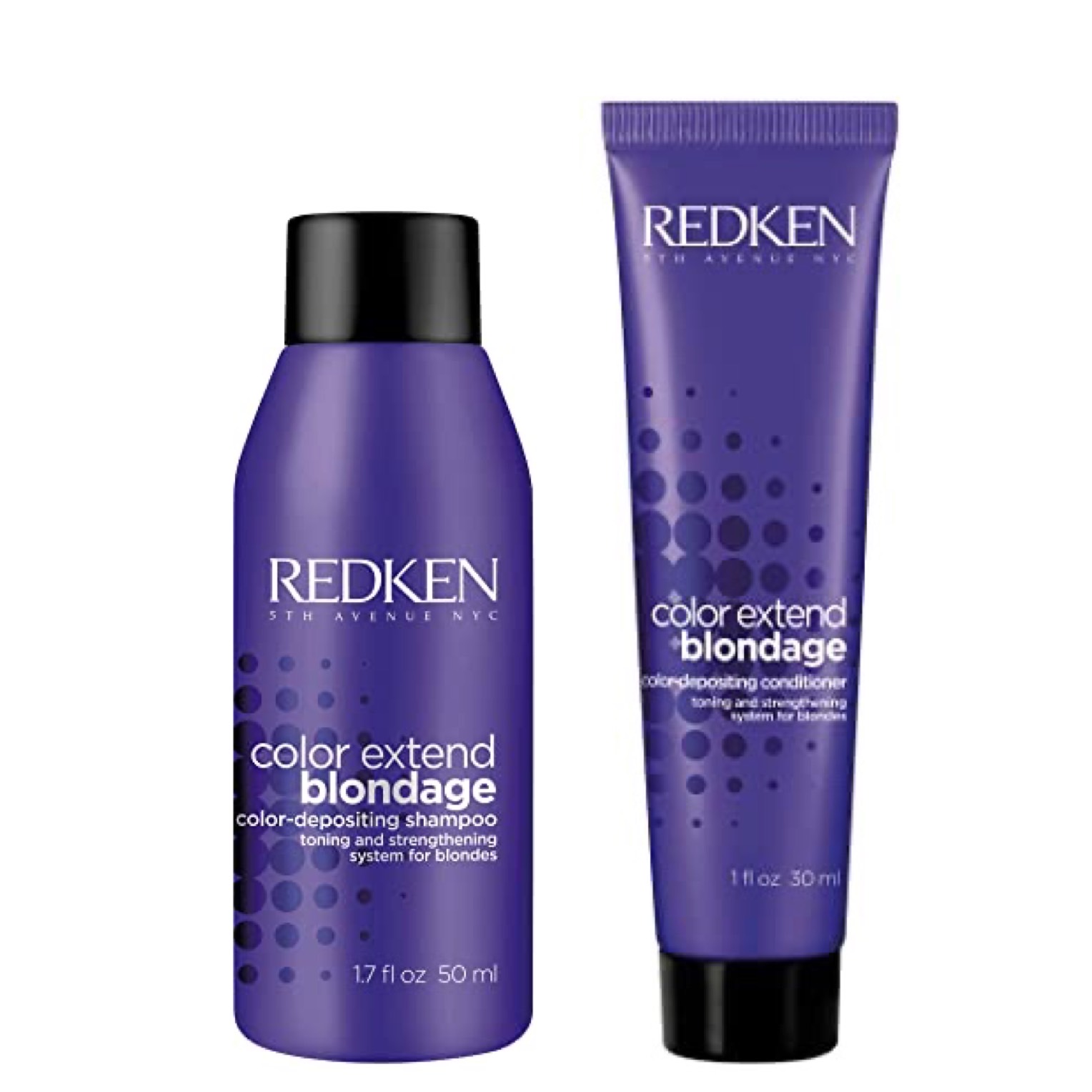 Redken Color Extend Blondage Probierset Mini - Shampoo 50ml + Conditioner 30ml