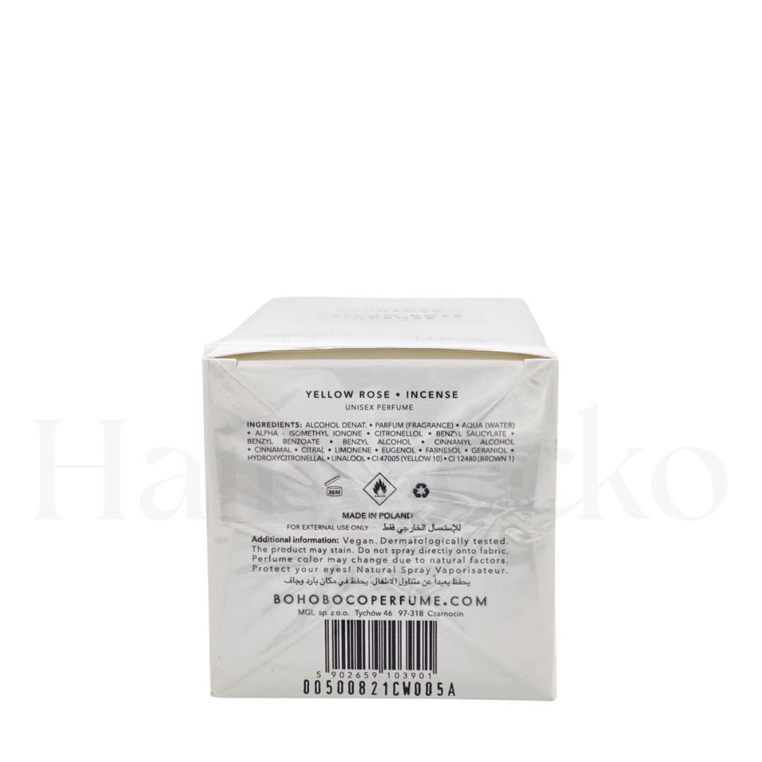 Bohoboco Yellow Rose Incensee Perfume 50 ml