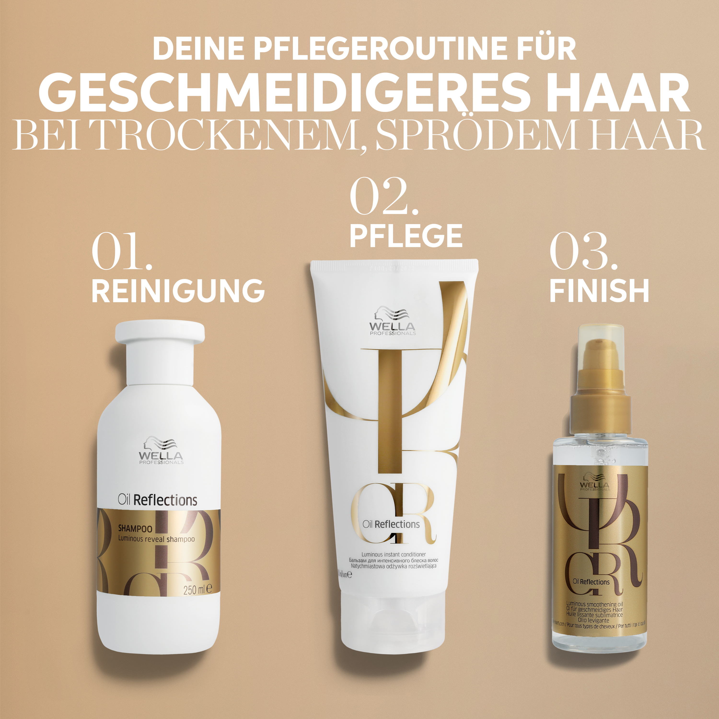 Wella Professionals Oil Reflections Light - Haaröl für feines bis normales Haar 100ml Wella Professionals Oil Reflections Light - Haaröl für feines bis normales Haar 100ml