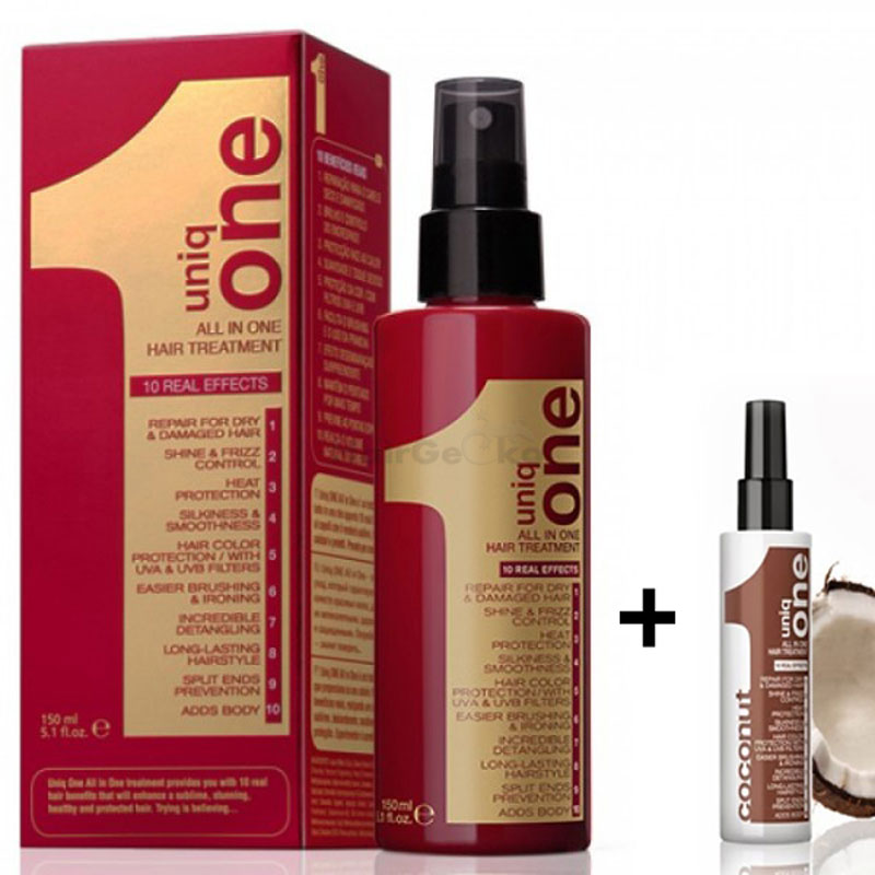 Revlon Uniq One Set Treatment 150 ml + Coconut Treatment 9ml