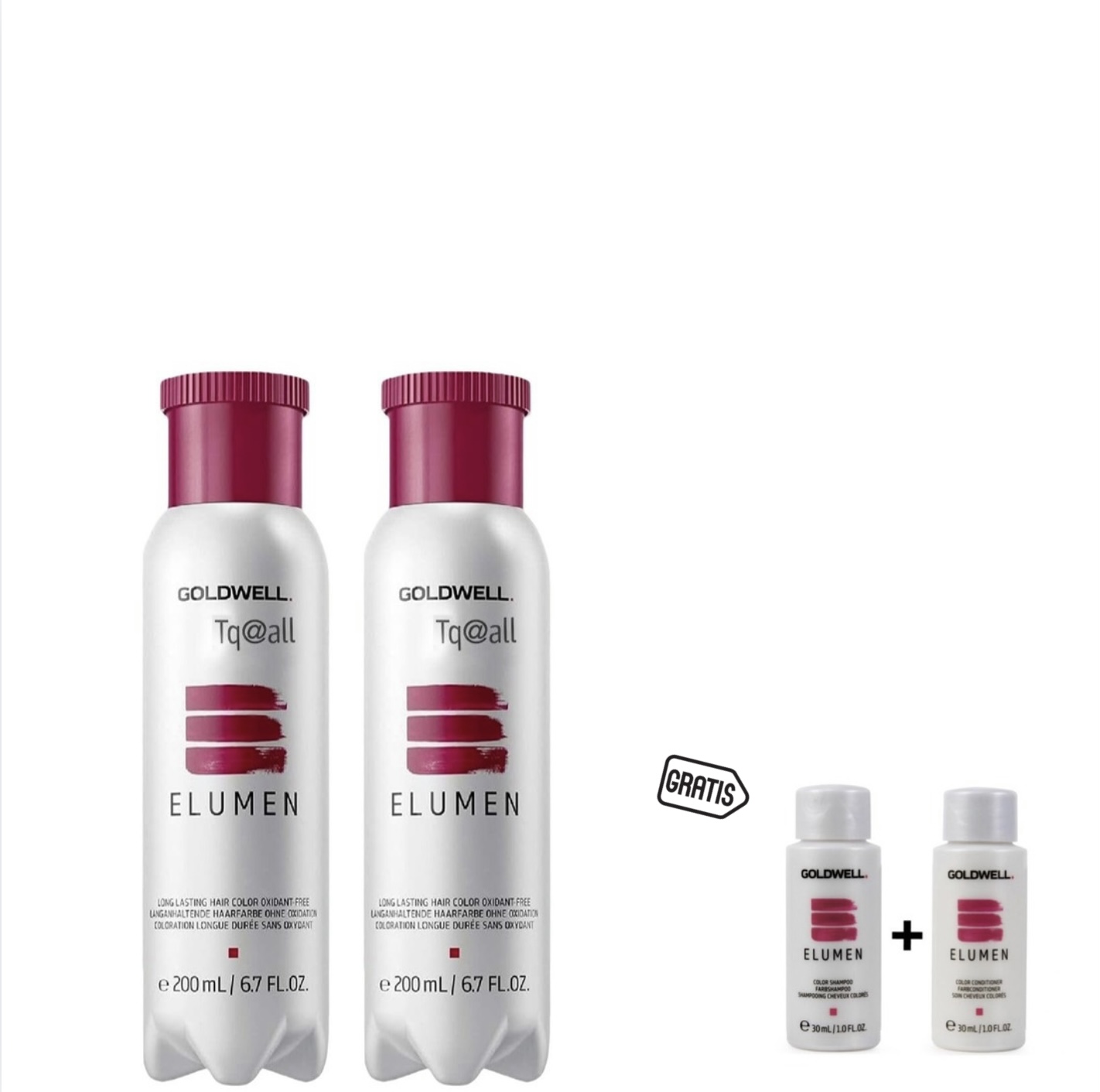Goldwell Elumen TQ@all 200 ml 2er Set + gratis Shampoo 30 ml & Conditioner 30 ml