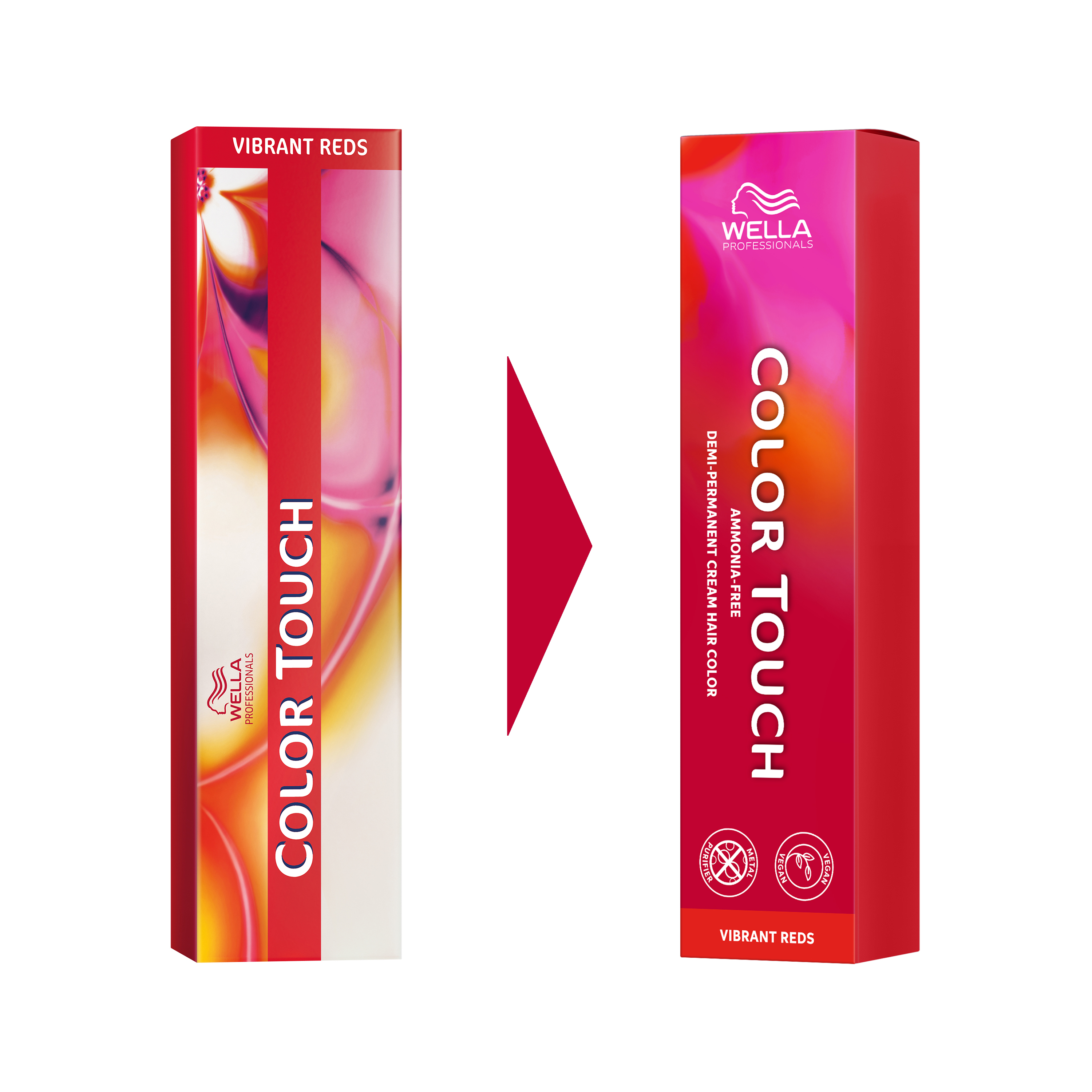 Wella Color Touch Vibrant Reds 44/65 Mittelbraun Intensiv Violett-Mahagoni 60 ml