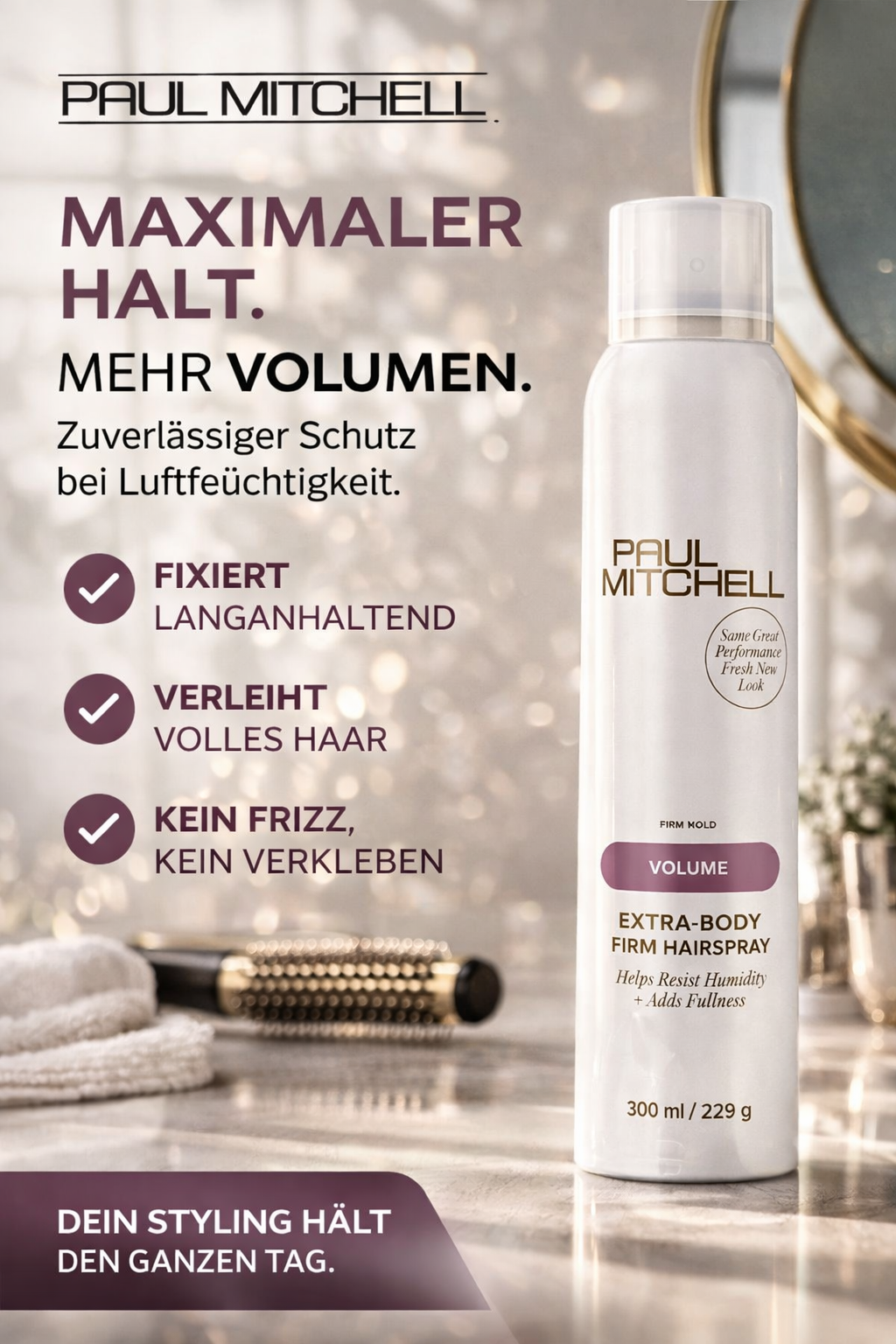 Paul Mitchell Volume Extra-Body Firm Hairspray 300 ml