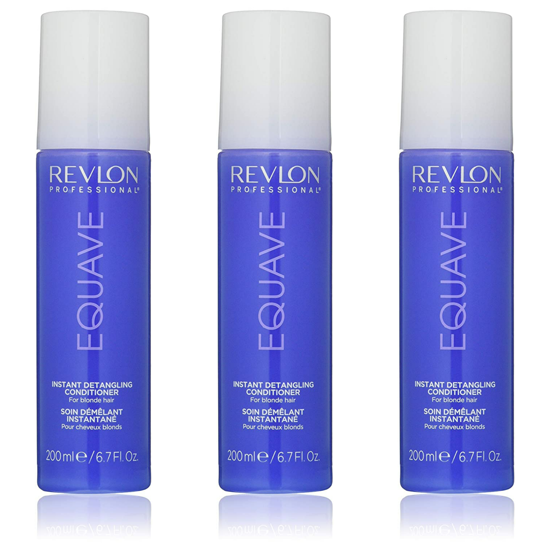 Revlon Equave Instant Detangling Conditioner For Blonde Hair - 3x 200ml