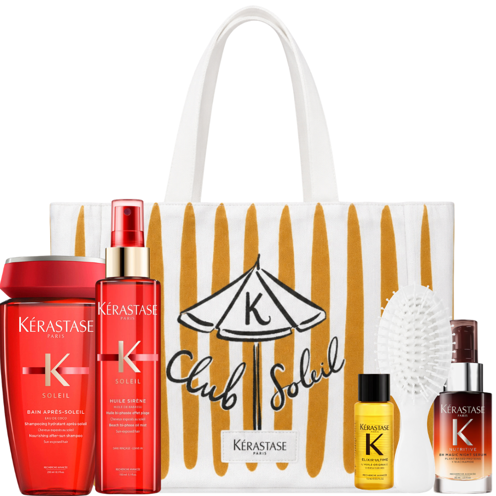 Kérastase Soleil Luxury Summer Set – Intensive Sonnenpflege mit exklusiver Strandtasche