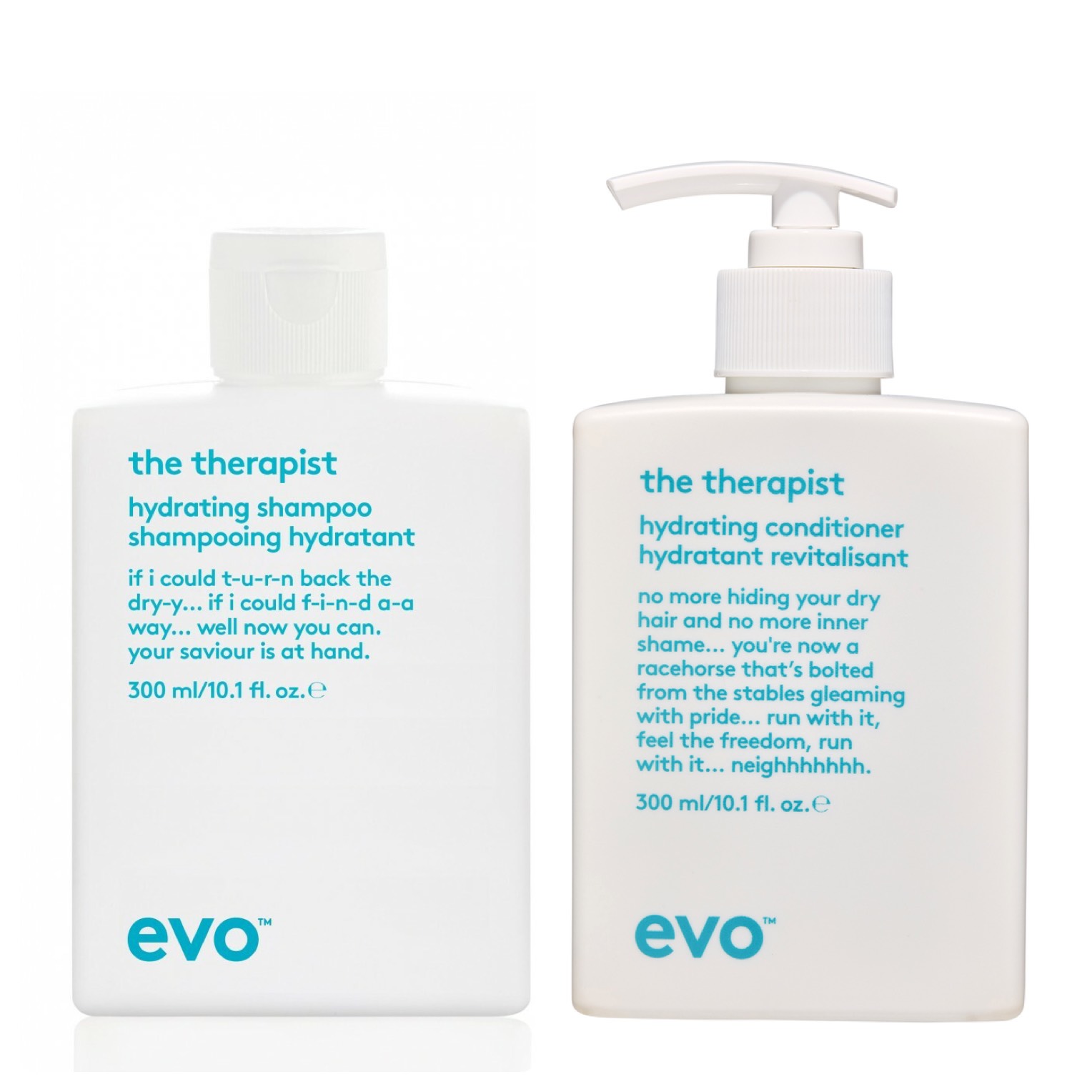 evo the therapist hydrating Shampoo 300ml + Conditioner 300 ml