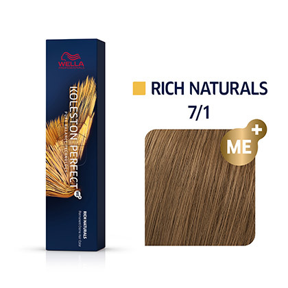 Wella KOLESTON PERFECT Rich Naturals 7/1 Mittelblond Asch 60ml Wella KOLESTON PERFECT Rich Naturals 7/1 Mittelblond Asch 60ml