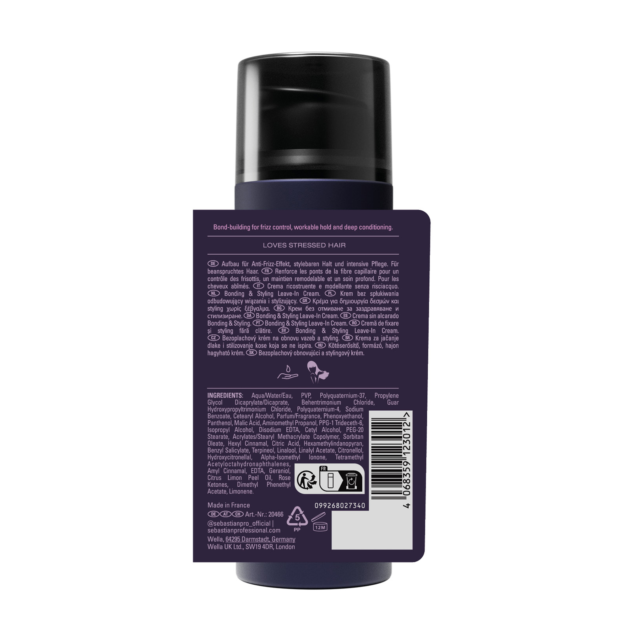 Sebastian No Breaker Bonding & Styling Leave-In Cream 145 ml