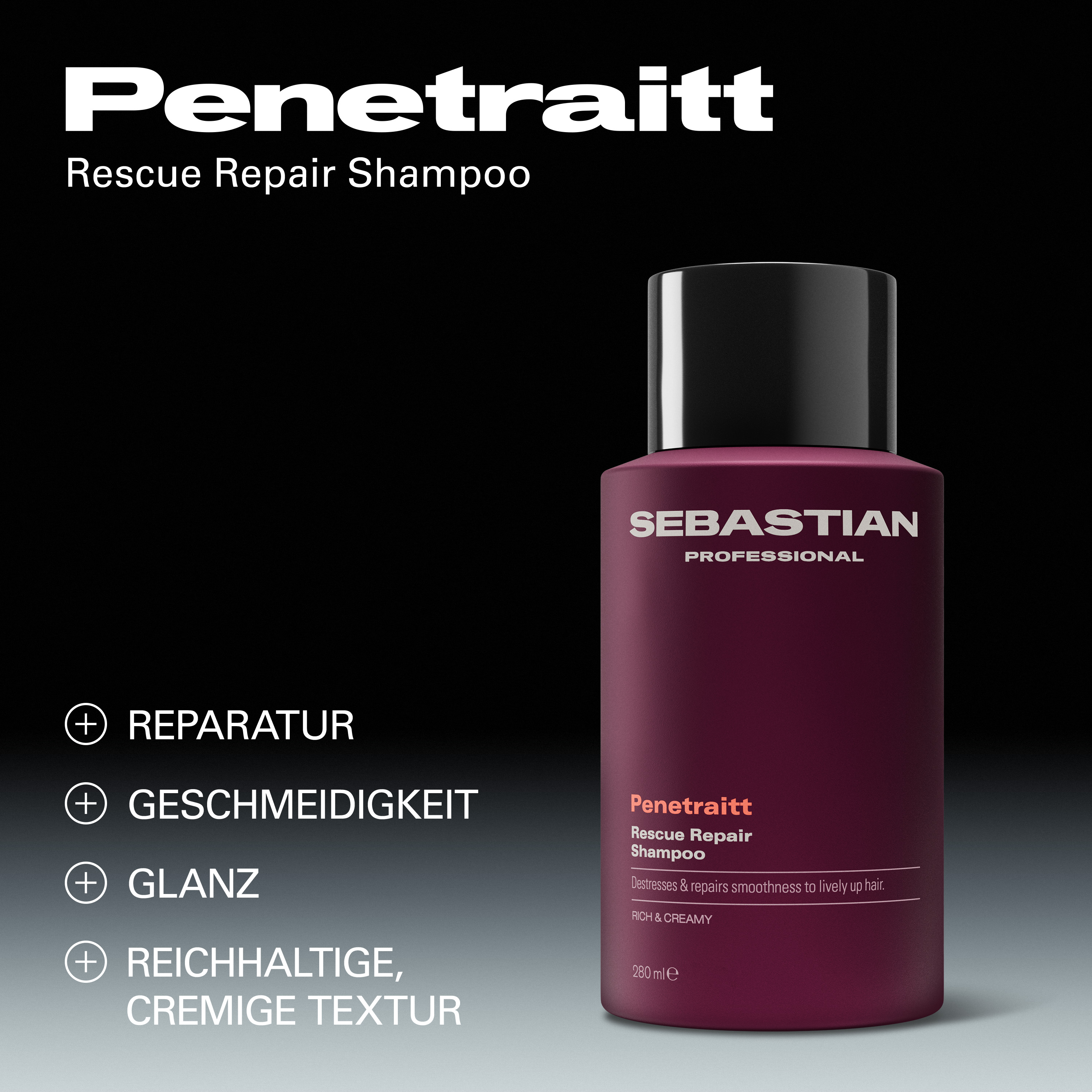 Sebastian Professional Penetraitt Rescue Repair Shampoo 50 ml
