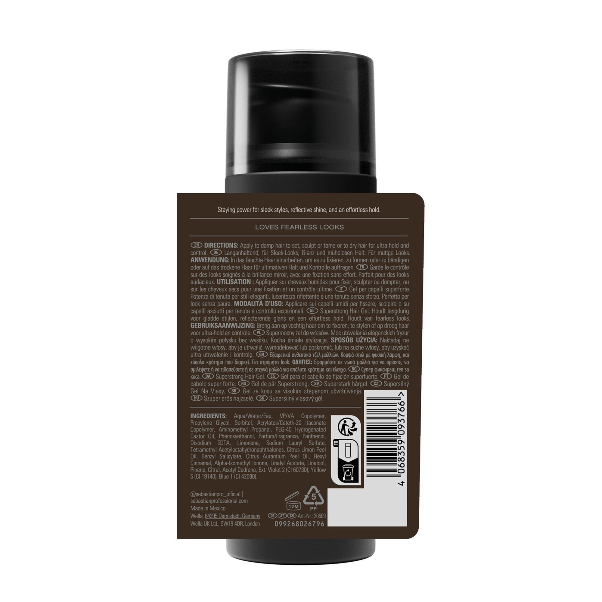 Sebastian Liquid Steel 140 ml