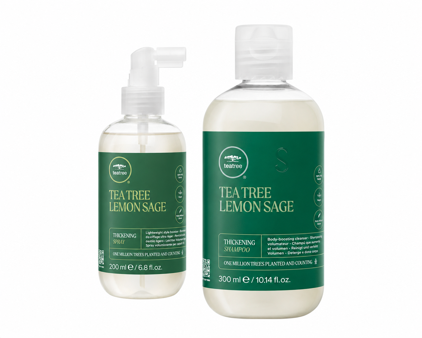 Paul Mitchell Save On Duo Lemon Sage Thickening Set - Shampoo 300ml + Spray 200ml