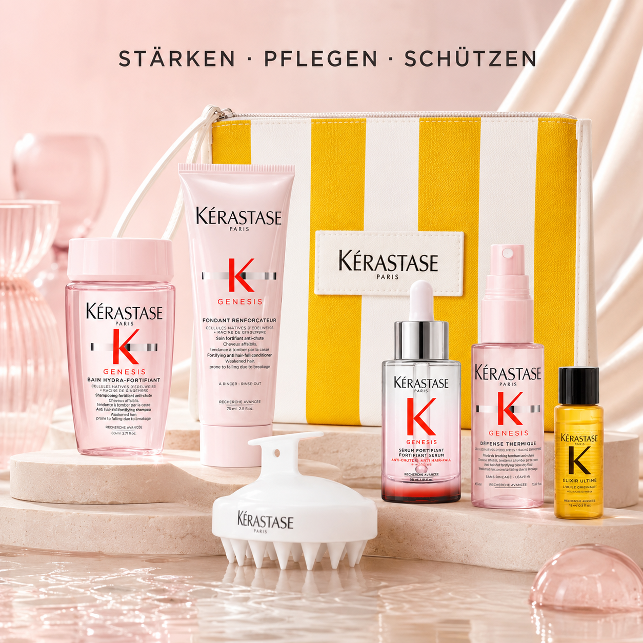 Kérastase Genesis Travel Routine mit Beauty Bag