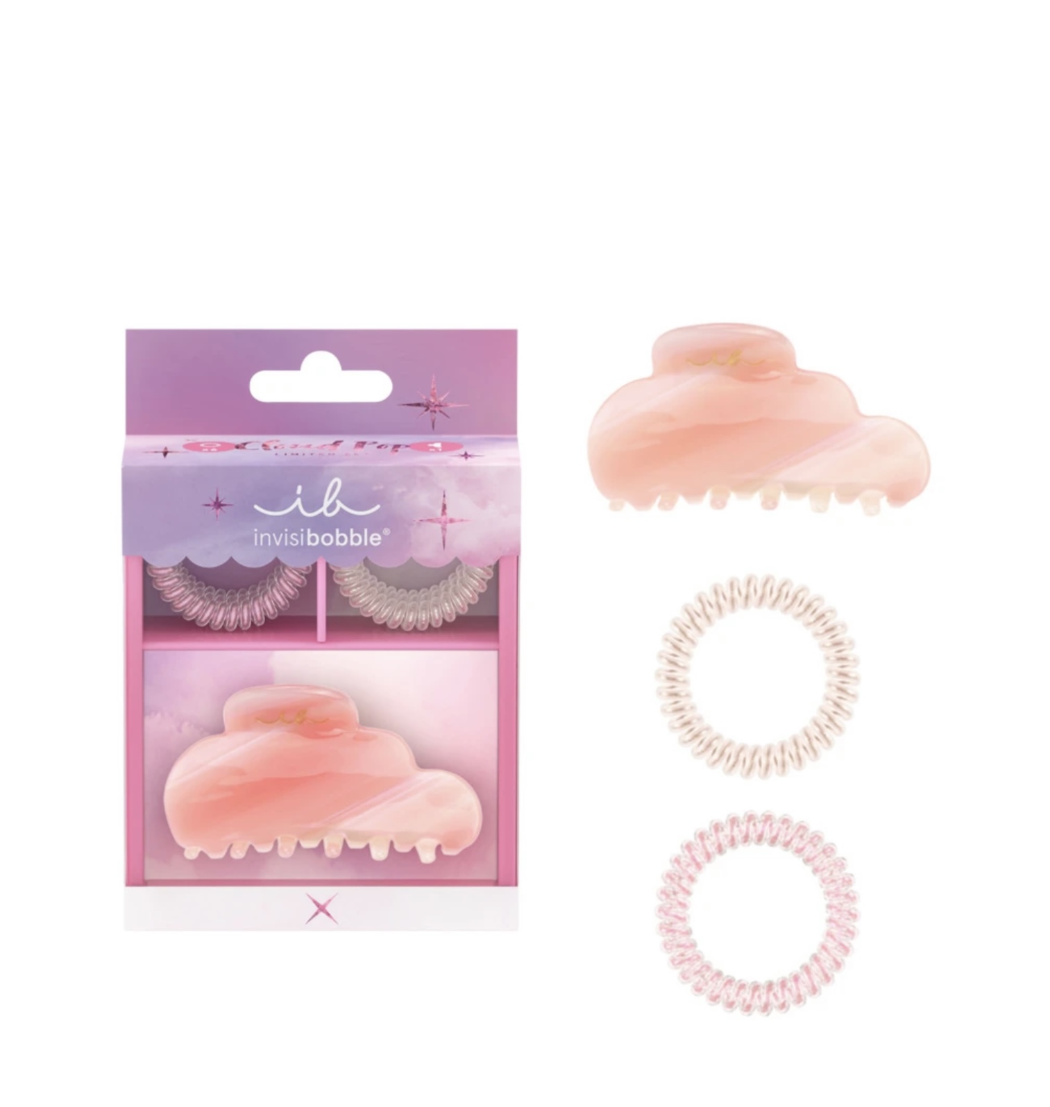 Invisibobble Set CloudPop 7pc