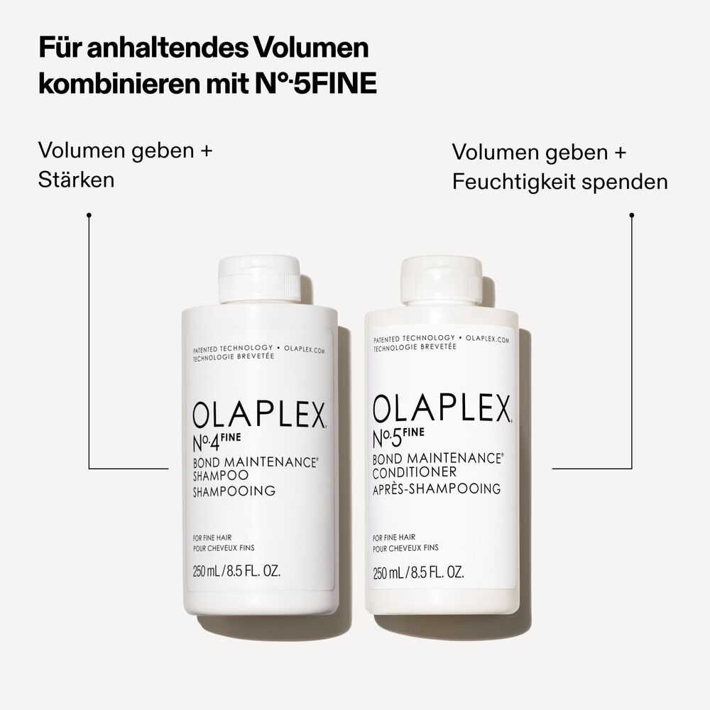 Olaplex Volume Boost Bundle - No.4Fine 250 ml + No.5Fine 250 ml + Volumizing Blow Dry Mist 150 ml + No.4D Dry Shampoo 50 ml Olaplex Volume Boost Bundle - No.4Fine 250 ml + No.5Fine 250 ml + Volumizing Blow Dry Mist 150 ml + No.4D Dry Shampoo 50 ml