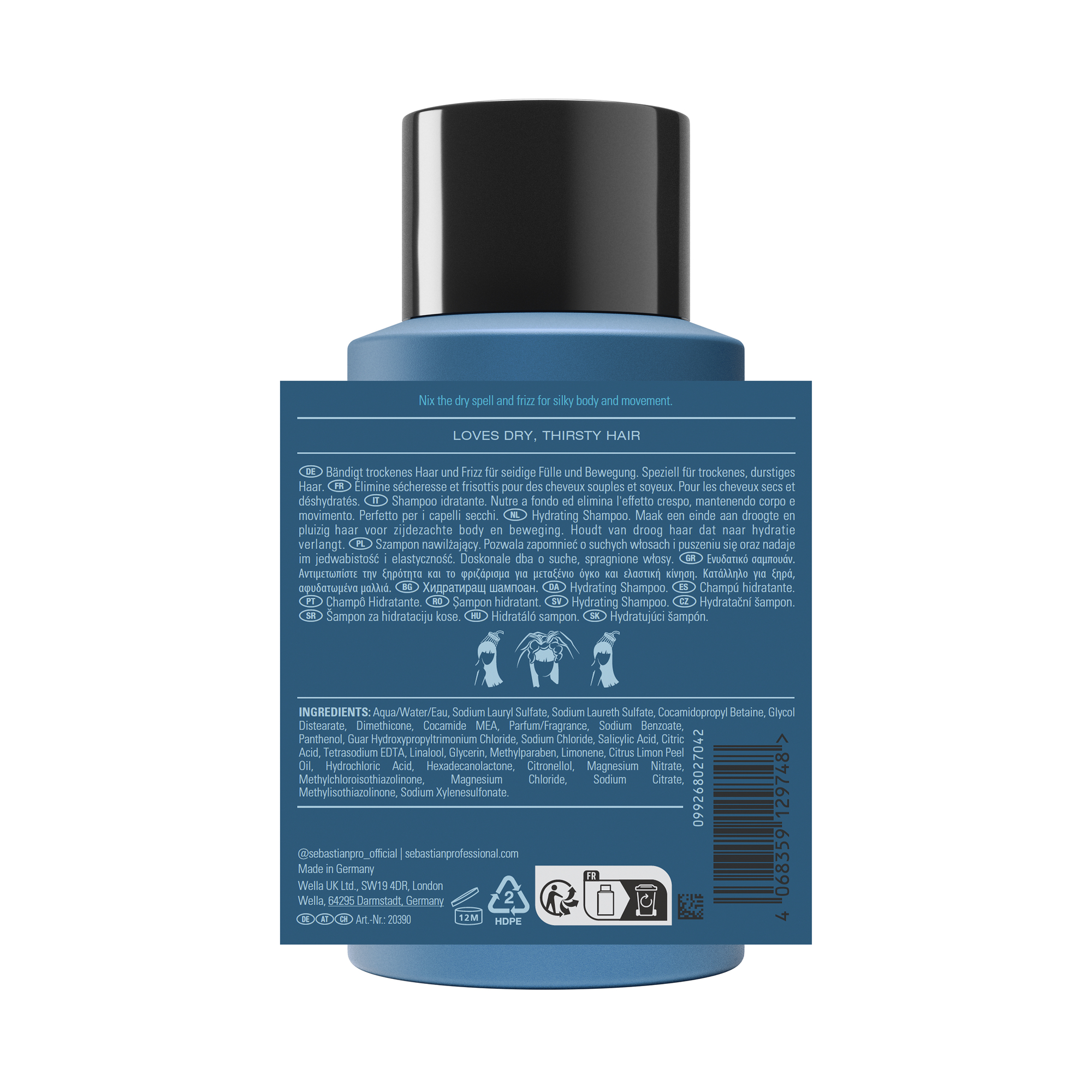 Sebastian Hydre Hydrating Shampoo 280 ml