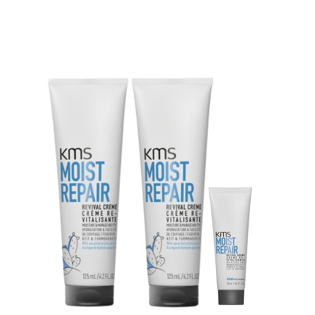 KMS California MOISTREPAIR Revival Creme 2x 125ml + 20ml = 270ml - NEU