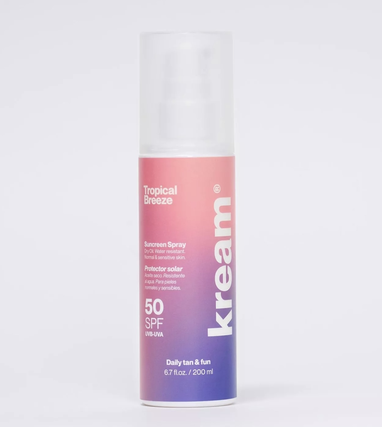 KREAM Tropical Breeze Sunscreen Spray 200 ml
