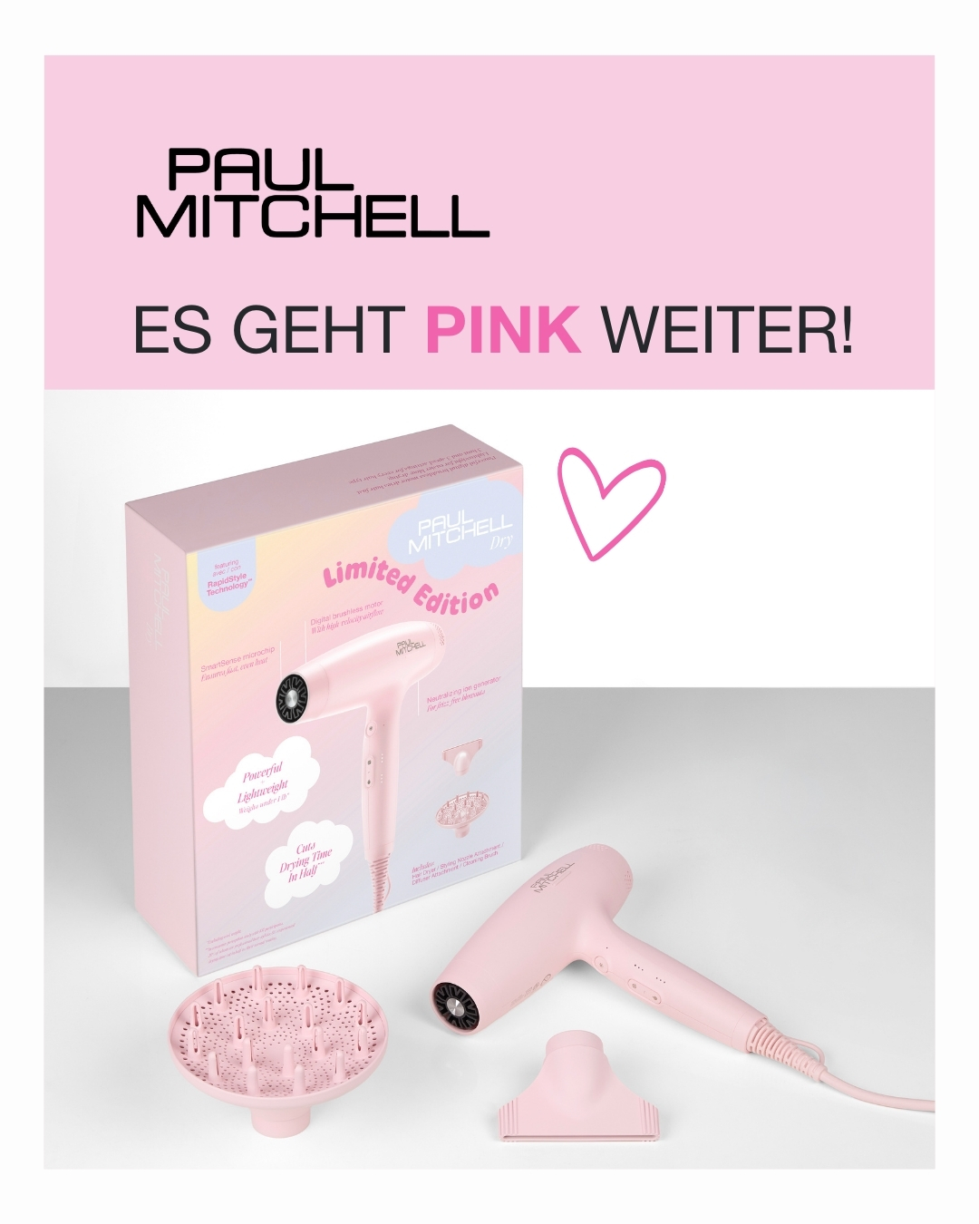 Paul Mitchell Dry - Pink Limited Edition