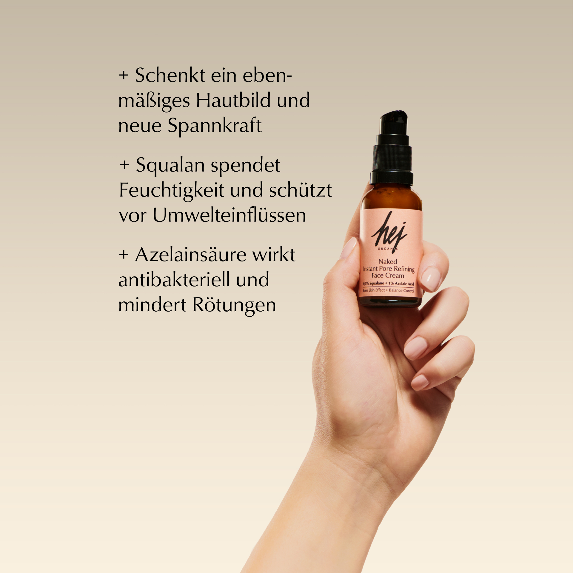 Hej Organic Naked Instant Pore Refining Face Cream 30 ml Hej Organic Naked Instant Pore Refining Face Cream 30 ml