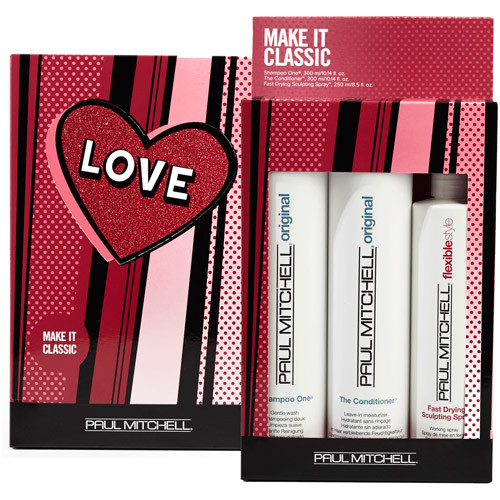 Paul Mitchell Make It Classic Set - Original Shampoo One 300ml + Original The Conditioner 300ml + FirmStyle Freeze and Shine Super Spray 250ml