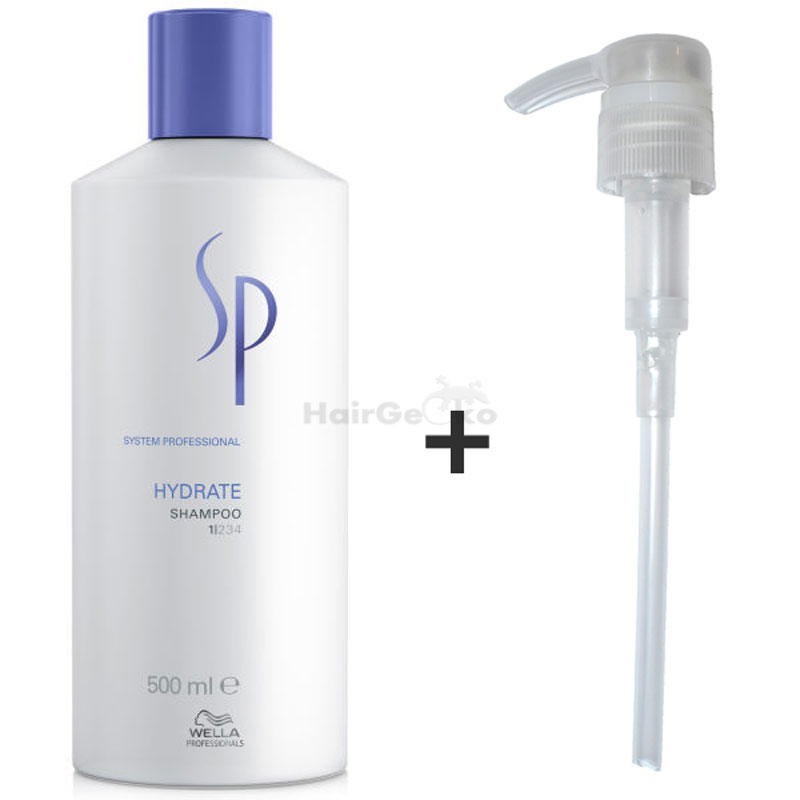 Wella Sp Hydrate Shampoo 500 ml + Pumpe