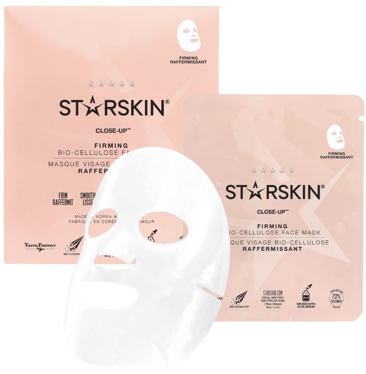 Starskin Close-Up Firming Bio-Cellulose Face Mask