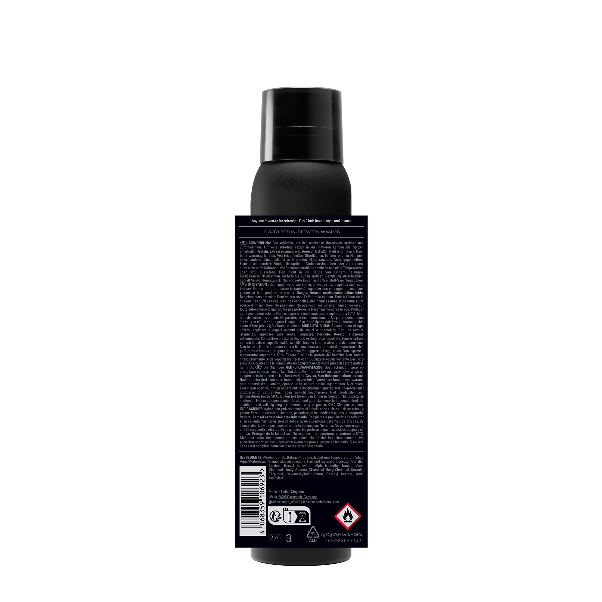 Sebastian Drynamic Dry Shampoo 180 ml